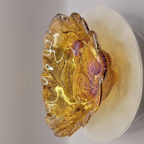 Indiana Carnival Glass Loganberry Bowl - Picture 3 of 10